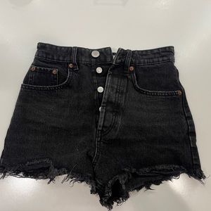 Zara Denim Shorts | Dark Wash |
